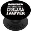 Bankruptcy Lawyer Job Jesus Follower Des Promosso da Gesù Orgoglioso di essere un avvocato fallimentare cristiano PopSockets PopGrip Adesivo