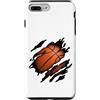 Retro Faith Coffee Western Apparel Co Fa Custodia per iPhone 7 Plus/8 Plus Pallacanestro Dentro Strappato