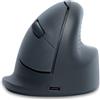 R Go Tools R-Go HE Basic - Mouse ergonomico senza fili, Bluetooth 5.0, ricaricabile, design verticale, 1600 DPI e 3 pulsanti, previene gomito del tennista/braccio RSI, per Windows/Mac, nero