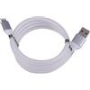 Grundig Cavo per iPhone USB-A a Lightning da 1 m, cavo di ricarica e sincronizzazione magnetica, 1 metro, cavo di ricarica e dati, bianco