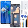 H&LYCYJ Display Schermo per Samsung S20 Ultra 5G TFT nero con cornice | Senza impronte digitali,Wear toolkit，TFT LCD，Display HD，Sostituire lo schermo，Per i modelli:G988 G988U G988U1 G9880