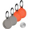 daunke - Confezione da 4 custodie in silicone per tracker Moto Tag, anti-smarrimento, protezione completa (adatta per anziani, animali domestici, zaini, bagagli, bambini, chiavi), antigraffio