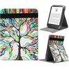 HoYiXi Custodia per 7 Kindle Paperwhite/Colorsoft 2024,verticale Flip Stand Cover compatibile con 6-6.8 E-Book Reader Paperwhite Kobo Tolino Ebook Pocketbook Ereader- Albero
