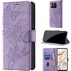 CaseGla Cover per Honor 400 Smart 5G, Viola | Blocco RFID, Portafoglio Pelle PU, Flip Libro, Porta Carte, Magnetica Libretto, Antiurto Protezione Completa