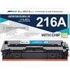 LCL W2411A Ciano Cartucce di Toner Compatibile per HP 216A W2411A | Compatible per HP Color LaserJet Pro M155 M155a M155nw MFP M182 M182n M182nw M183 M183fw (1-Pack)