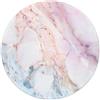 ELLENNE Tappetino Mousepad Rotondo 20cm con Cuciture - Marmo di Cipria|26 | Tappetino Mouse Rotondo 20x20cm - Mousepad Impermeabile, Bordi Rinforzati Anti-usura, Base in Gomma Antiscivolo Ergonomico
