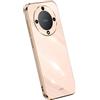 RankOne La Custodia del Telefono è Adatta per HONOR Magic5 Lite 5G (6.67 Inches), Case per Cellulare in Silicone con Telaio Galvanico - Rosa