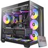 EMCA4 Computer Gaming PC Assemblato Ryzen 9 9950X3D - RTX 5080 16GB - SSD M.2 1TB nvme Gen4 - Ram 32GB DDR5 6000mhz EXPO - ARGB - Windows 11 - WIFI + BLUETOOTH - DIssipatore a liquido 360mm NERO