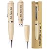 My Custom Style Penna in legno con Pen Drive USB, PERSONALIZZABILE 32Gb