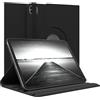 EAZY CASE - Custodia per tablet per iPad iPad Pro 11 (2025) 11 pollici Smart Cover Custodia per tablet Rotationcase da appoggio Custodia con rotazione a 360° con funzione stand Borsa in ecopelle Nero