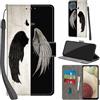 Haninsuze Cover per Samsung Galaxy A12, ala | Pelle PU Portafoglio, Porta Carte, Magnetica, Libro, Antiurto Custodia