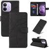 LACAE Cover a Libro per Xiaomi Redmi Note 17 Pro 5G | Custodia Flip in Pelle PU, Porta Carte, Chiusura Magnetica, Funzione Supporto, Case, Black