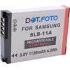 Dot.Foto SLB-11A Premium 3.8v / 1130mAh Batteria Ricaricabile per Samsung CL65, CL80, EX1, HZ25W, HZ50W, ST1000, ST5000, ST5500, TL240, TL320, TL350, TL500, WB1000, WB2000, WB5000, WB5500