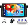 Zomolither Android 15 Autoradio 9 Zoll für BMW E46 (1999-2005),1+32 GB, | Wireless CarPlay & Android Auto, 2.5D-Glas-Touchscreen, GPS & WiFi, Hi-Fi, Videoausgang, inkl. Rückfahrkamera & Mikrofon