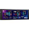 wisecoco 7,84 pollici Mini Monitor Allungato Bar Secondario Display | IPS 1280 x 400 schermo barra allungata per Aida64 laptop monitoraggio velocità temperature CPU GPU