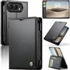 oiysrtoc Cover per iPhone Duo in Pelle PU Premium, Portafoglio con 3 Fessure Carte e Supporto, Blocco RFID, Chiusura Magnetica Custodia iPhone Duo, Nero
