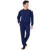 Intimitaly Irge® Pigiama Uomo Invernale Lungo 100% Caldo Cotone Interlock in Scatola Idea Regalo di Natale Pigiama Uomo Cotone Lungo