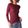 Cotonella ADD09 Maglia Donna Manica Lunga in Modal e Cachemire - Scollo a Barchetta Elegante - Ultra Morbida e Traspirante - Taglie 2/S - 5/XL