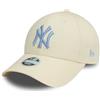 New Era Berretto da Baseball da Donna League Essential 9Forty New York Yankees Corallo Chiaro Blu Pastello