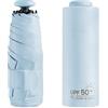 erised's bifrost Mini ombrello pieghevole da viaggio UV con micro manico per uomini donne bambini/anti UV/UPF 50/protezione solare 99,9%/strato di rivestimento in tessuto compatto/leggero piccolo portatile/zaino borsa