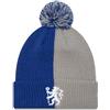 New Era Berretto lavorato a maglia per adulti, con stemma del Chelsea FC, colore: blu, Blu, Taglia unica