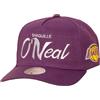 Mitchell & Ness Cappellino snapback NBA Pro Pinch Los Angeles Lakers Hardwood Classics Player Script Shaquille O'Neal
