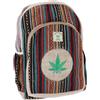 GURU SHOP GURU-SHOP Zaino in Canapa Etno, Borsa da Palestra, Borsa Sportiva - Azzurro, Unisex - Adulti, 40x33 cm, Zaini e Borsa Sportiva