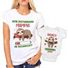 Puzzletee - Coppia Maglietta e Body Festa della Mamma - T-Shirt Donna e Tutina Neonato in Cotone, Leggere e Traspiranti - Stampa Resistente - Idea Regalo Speciale