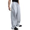 Hello MrLin Pantaloni da jogging da uomo in cotone larghi a gamba larga da uomo casual elasticizzati con coulisse palestra corsa pantaloni tuta