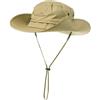 Comhats Cappello da sole UPF 50 con tesa larga, rete estiva, protezione UV, cappello safari, per pesca, escursionismo, cappelli boonie con sottogola, impermeabile e traspirante, 00702_kaki, XL/XXL