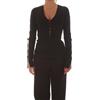TWINSET Maglia con Cut-out e Borchie da Donna Nero - x-Small