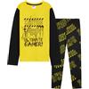 CityComfort Pigiama Ragazzo Adolescenti Set Pigiami Lunghi con Motivo Calcio o Gioco Abbigliamento da Casa Regalo Bambino