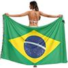 RPLIFE Pareo da spiaggia con bandiera della Serbia da donna, coperta estiva, pareo da piscina, gonna pareo da donna