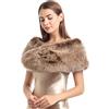 soul young Collo Sciarpa Invernale Calda di finto pelo, Donna Elegnate e Staccabile, Ideale per Outfit