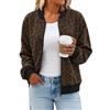 SCHOOLMOON Giacca Bomber Donna Leggera Zip Corto Casual Pilota Blouson | Maniche Lunghe Colletto Da Baseball Autunno Primaverile Elegante Con Tasche