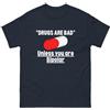 ILLTOCHILL Maglietta Ironica Unisex - Le Droghe Fanno Male, Tranne se Sei Bipolare… O Forse No! Educazione, Supporto, Umore, T-Shirt Bipolar Disorder.
