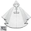 Zuxbolf Poncho Impermeabile Antipioggia,Mantella Antipioggia Donna,Portatile Poncho con Cappuccio,Poncho Pioggia EVA Trasparenti e Riutilizzabili per Donne e Uomini