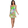 RPLIFE Simpatico ippopotamo verde da donna, slip completi, spalline regolabili con scollo a V, camicie da notte per le donne