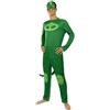 Funidelia | Costume Geco - Pj Masks per uomo - Cartoni Animati, Gattboy, Gufetta, Geco - Costume per Adulto e accessori per Feste, Carnevale e Halloween - Verde