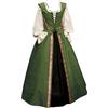 Generico Costume Gotico Donna Rinascimento Vestiti di Medievali Vestito da Medieval Vintage Gotico Vestito Donna Lungo Abito Carnevale Principessa Costumi Medievale Rinascimentale