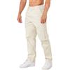 generic Pantaloni cargo da uomo Baggy, pantaloni casual da uomo con tasche laterali, pantaloni da uomo, vestibilità rilassata, pantaloni da trekking con tasche multiple marroni, pantaloni da jogging da uomo,