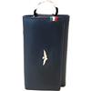 Aeronautica Militare LineaFlag Portachiavi bustina con anello e 6 ganci Blu AM-108 12x7x2 cm