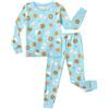 Arshiner Pigiama Bambina Pigiama Maniche Lunghe Pigiami Due Pezzi Ragazze | Completo due Pezzi Composto da Maglietta e Pantaloni Autunno Inverno Pigiama Lungo Sirena Carina Unicorno Ciambella