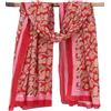 GURU SHOP Guru-Shop, Panno sottile, sarong, da appendere alla parete, gonna avvolgente, abito sarong, avorio, cotone, dimensioni: taglia unica, sciarpe stampate