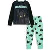 How To Train Your Dragon Set Pigiama per Bambini con Sdentato, Maniche Lunghe e Gambe Lunghe, Colore Nero | Abbigliamento da Notte DreamWorks