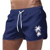 Generic Costume da bagno da uomo ad asciugatura rapida 2026 | Pantaloni da nuoto traspiranti con coulisse elastica in vita e materiale leggero per nuoto, spiaggia, sport e vacanze