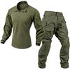 ZJIEYU Uniforme da Combattimento, Tuta Tattica Caccia Paintball Uomo | Set di abbigliamento militare, con ginocchiere e gomitiere, impermeabile, resistente e traspirante