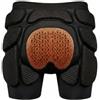 ZPGVWXKO Pantaloncini con Imbottiture | Pannello Centrale Traforato Traspirante, Pantaloncini con Protezioni Fianchi, Snowboard, i,