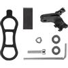 YARNOW Portanumero per Bicicletta Clip, Supporto Luce, Nero | Plastica e Metallo, Grip Antiscivolo e Antiurto, Elastico, per Notturne e Competizioni Ciclistiche