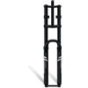 DHNCBGFZ 26/27.5/29 Forcella Ammortizzata Per Mountain Bike Asse Passante 15x110mm | DH Corsa 180mm 1-1/8 Tubo Dritto Doppia Corona Smorzamento Blocco Manuale Freno A Disco